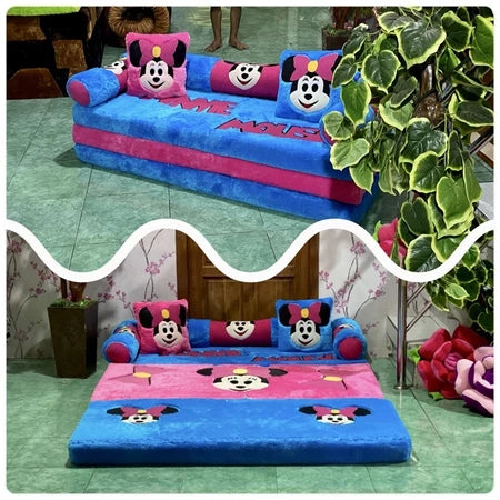 Sofá Cama Dobrável 2 em 1 Vários Personagens Divertidos Cover