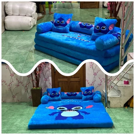 Sofá Cama Dobrável 2 em 1 Vários Personagens Divertidos Cover
