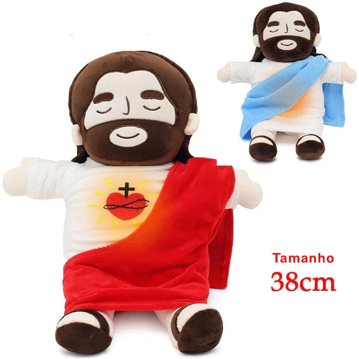 Pelúcia Jesus Soninho - O Pelúcia que Abraça com Fé e Acalma a Alma