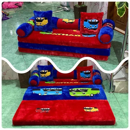 Sofá Cama Dobrável 2 em 1 Vários Personagens Divertidos Cover