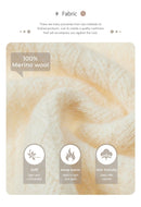 Blusa de lã gola alta para o inverno