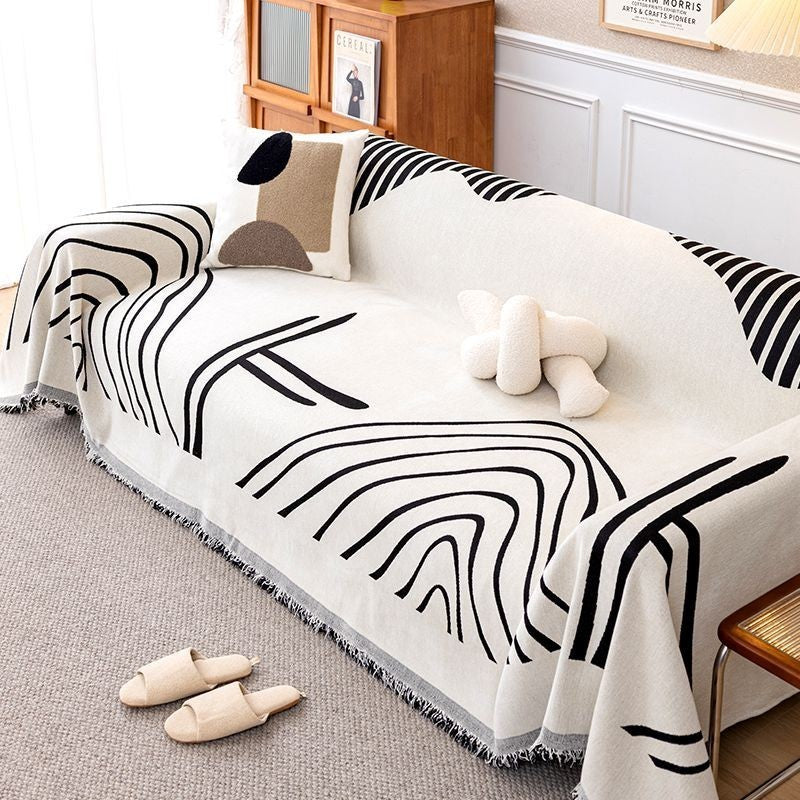 Capa de Sofá Luxuosa Manta Nórdica Universal para Todas as Estações! ou Couro Courino - Antiderrapante Anti-pelos