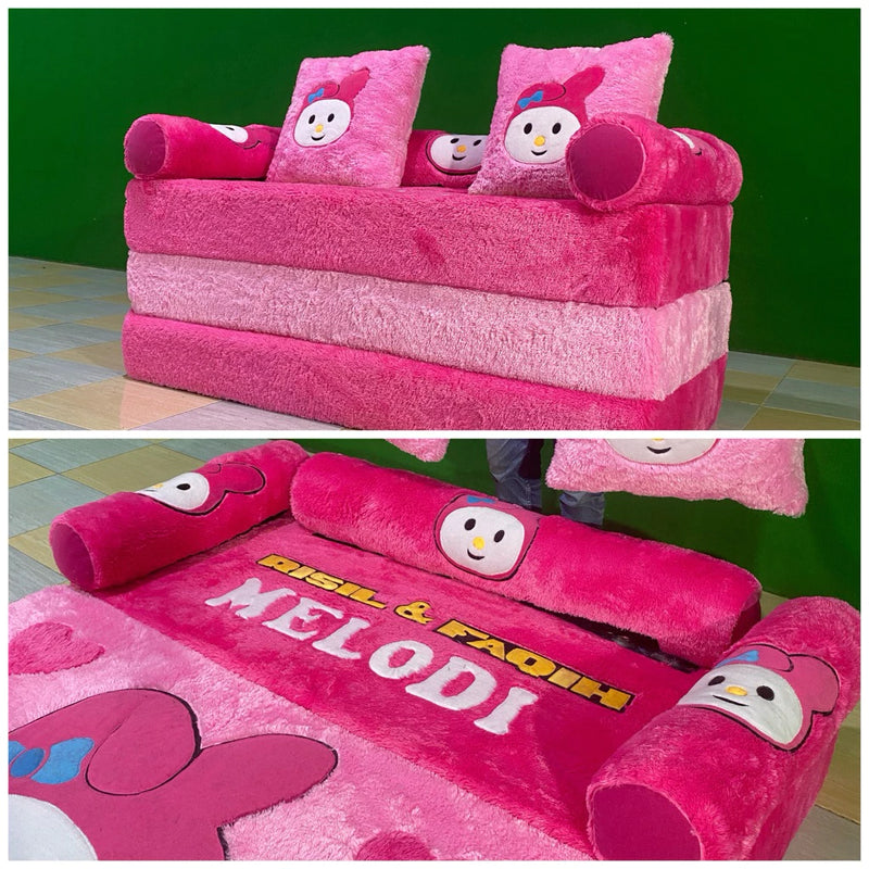 Sofá Cama Dobrável 2 em 1 Vários Personagens Divertidos Cover