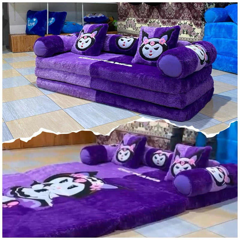 Sofá Cama Dobrável 2 em 1 Vários Personagens Divertidos Cover
