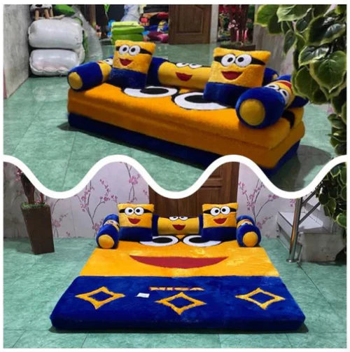 Sofá Cama Dobrável 2 em 1 Vários Personagens Divertidos Cover