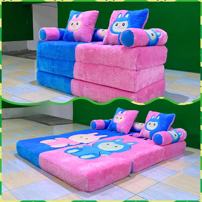 Sofá Cama Dobrável 2 em 1 Vários Personagens Divertidos Cover